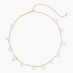 Kendra Scott Mother of Pearl Choker SILVER